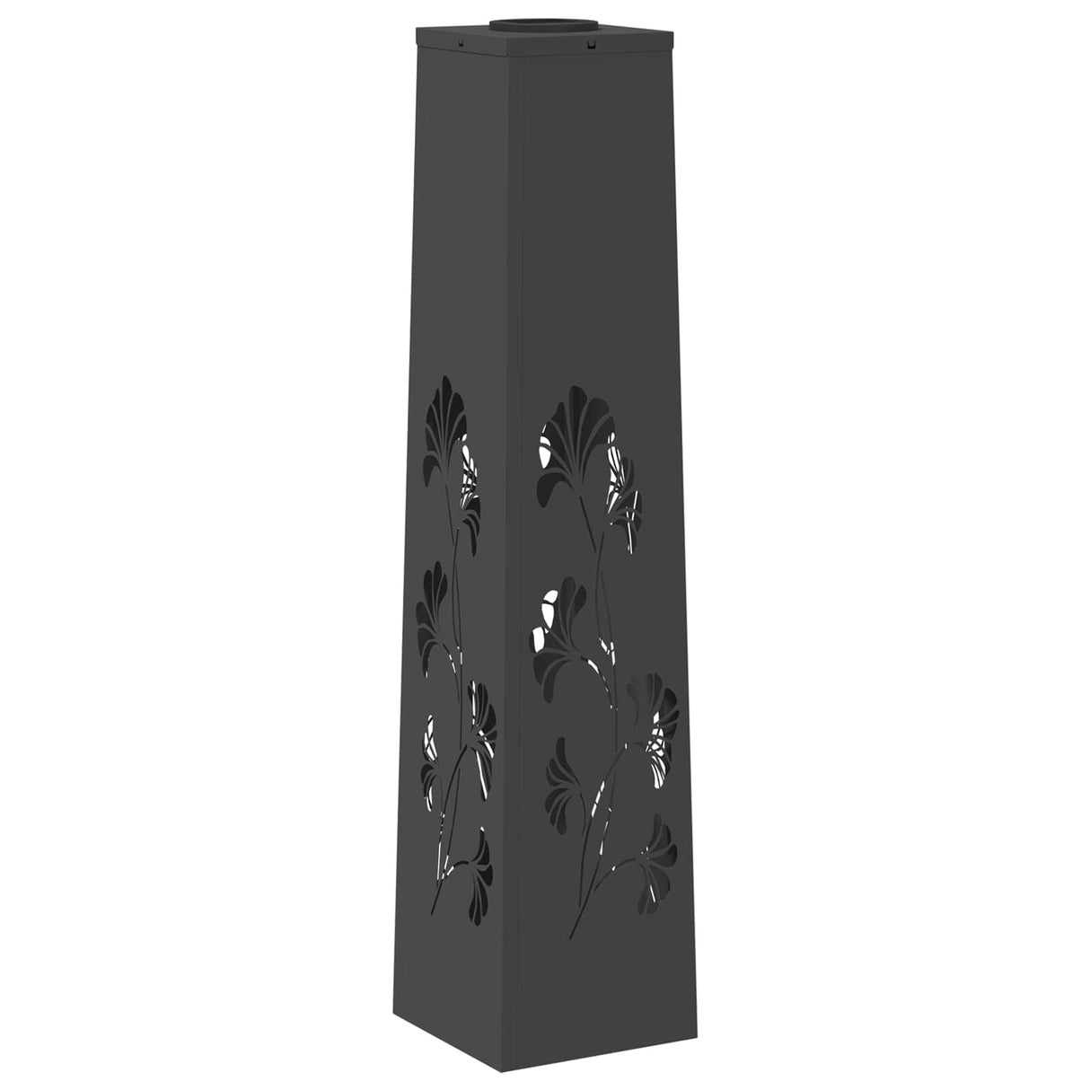 Solar LED Pathway Light 2 pcs Black Cold Rolled Steel