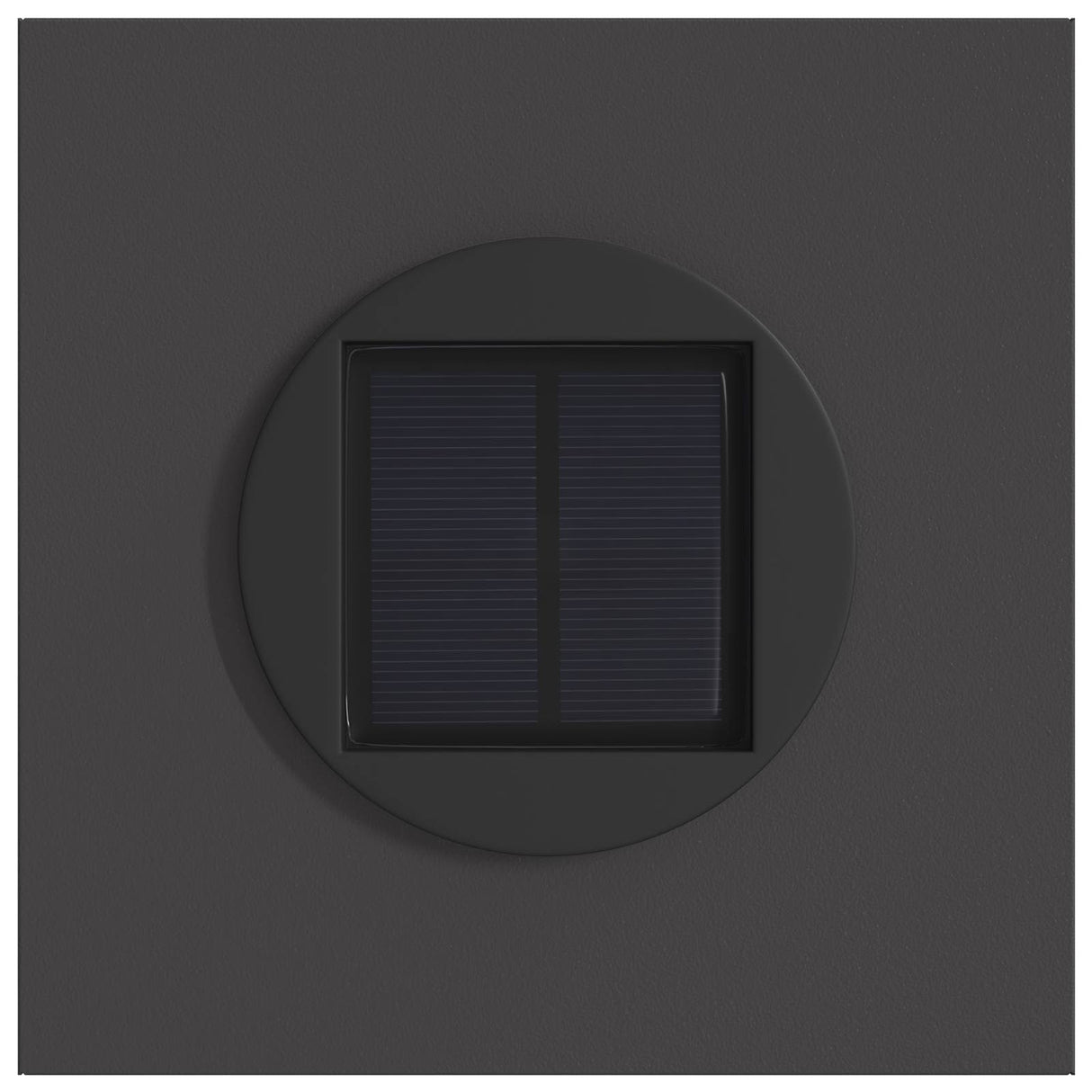 Solar LED Pathway Light 2 pcs Black Cold Rolled Steel