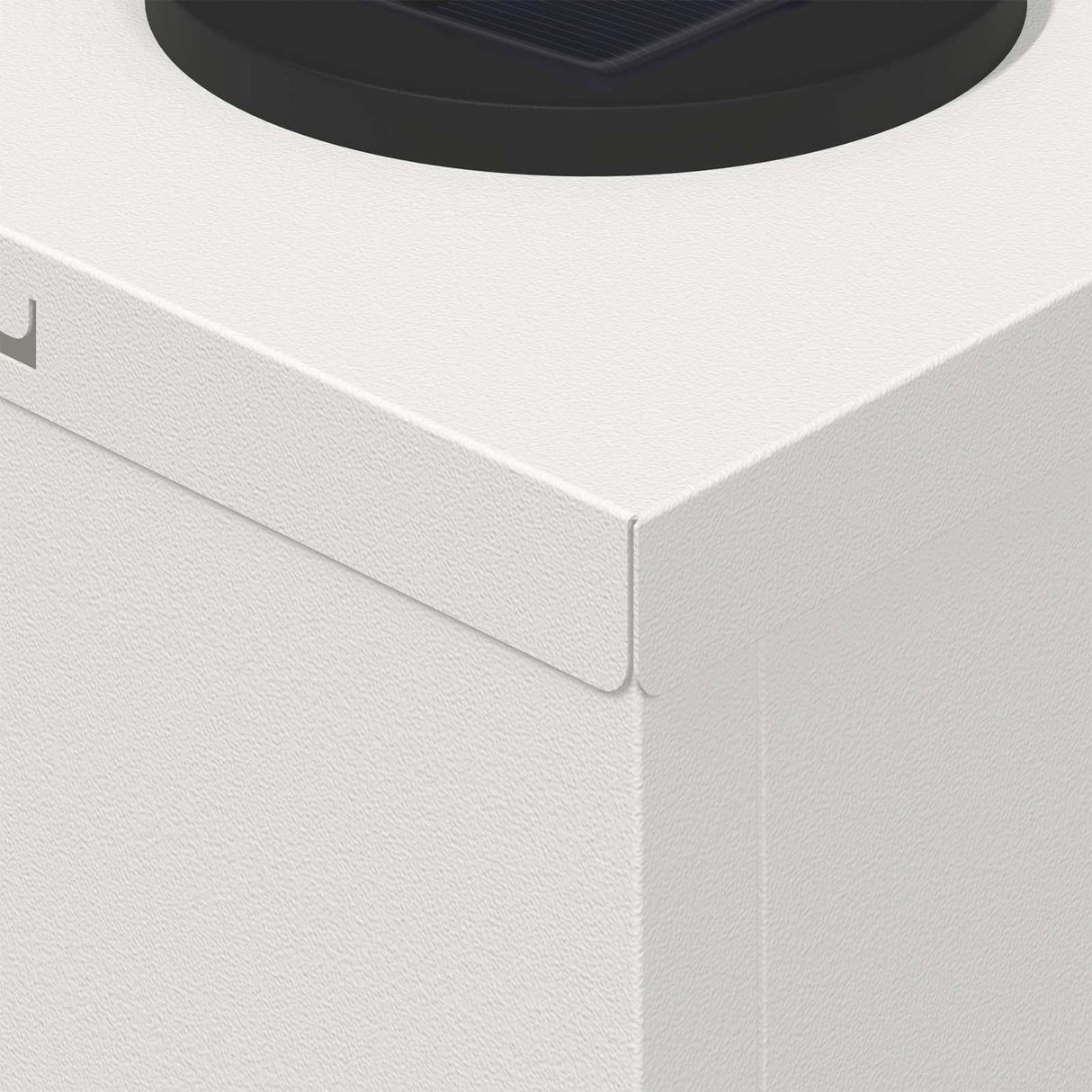 Solar LED Pathway Light 2 pcs White Cold Rolled Steel