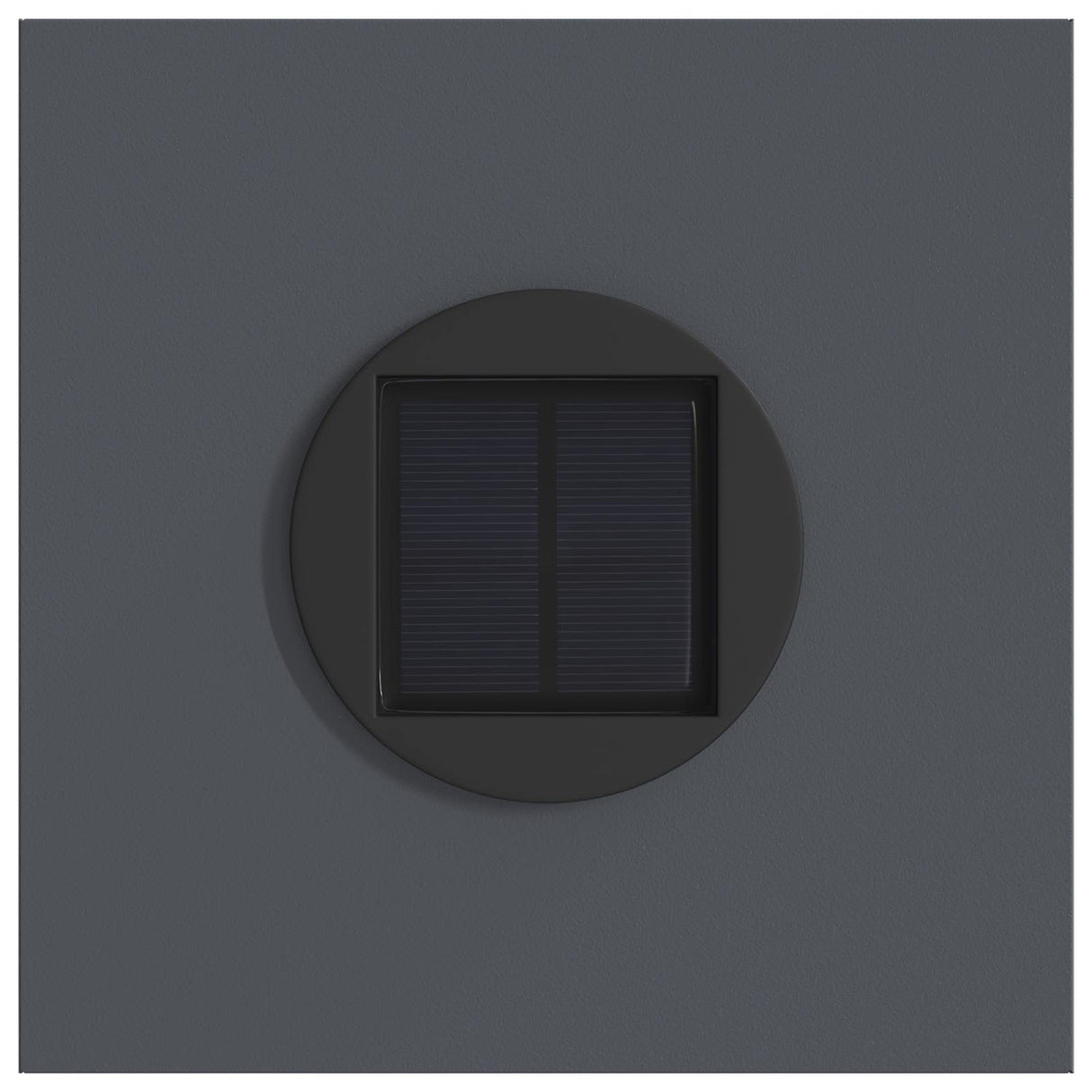 Solar LED Pathway Light 2 pcs Anthracite Cold Rolled Steel