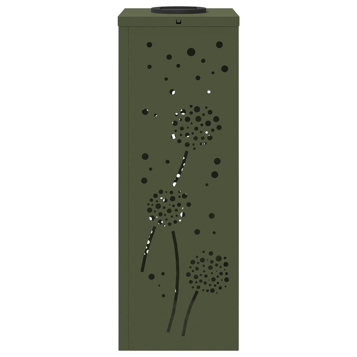 Solar LED Pathway Light 2 pcs Olive Green Cold Rolled Steel