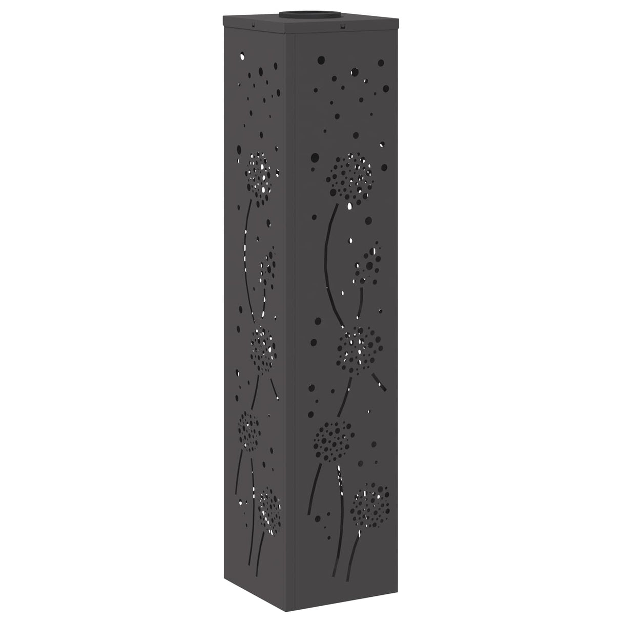 Solar LED Pathway Light 2 pcs Black Cold Rolled Steel