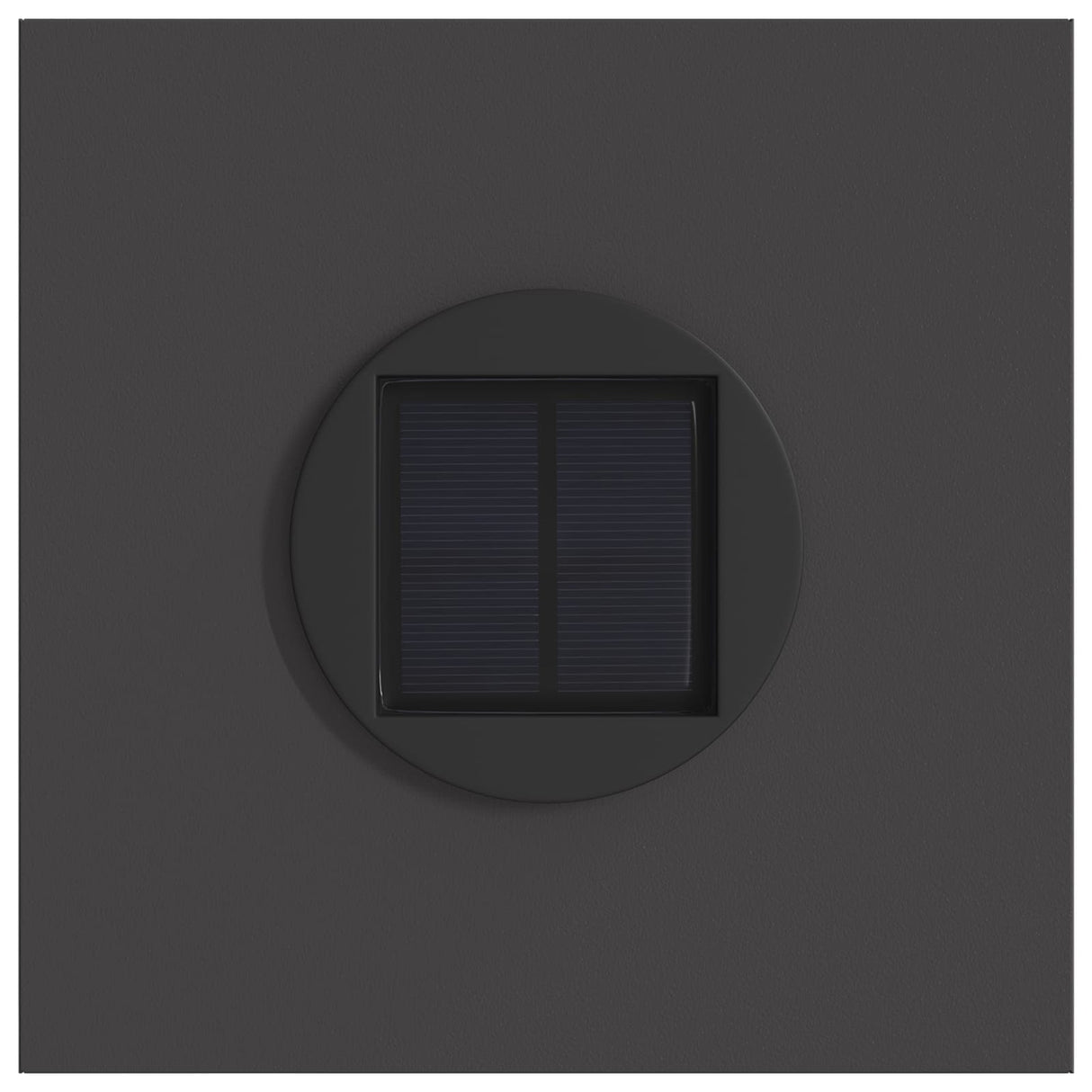 Solar LED Pathway Light 2 pcs Black Cold Rolled Steel