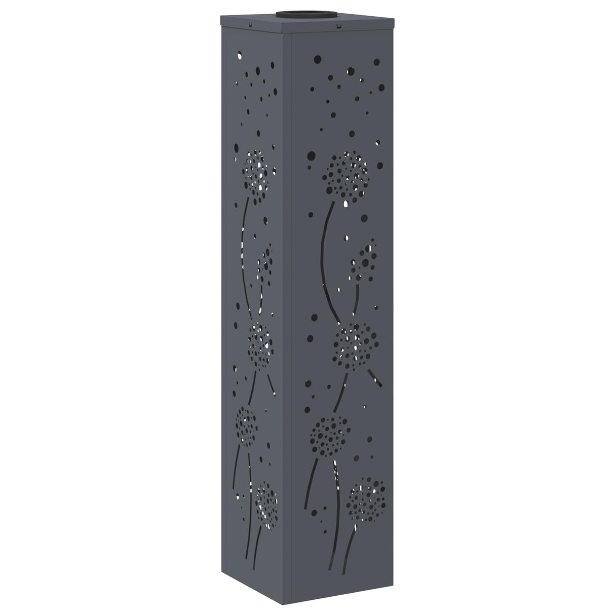 Solar LED Pathway Light 2 pcs Anthracite Cold Rolled Steel