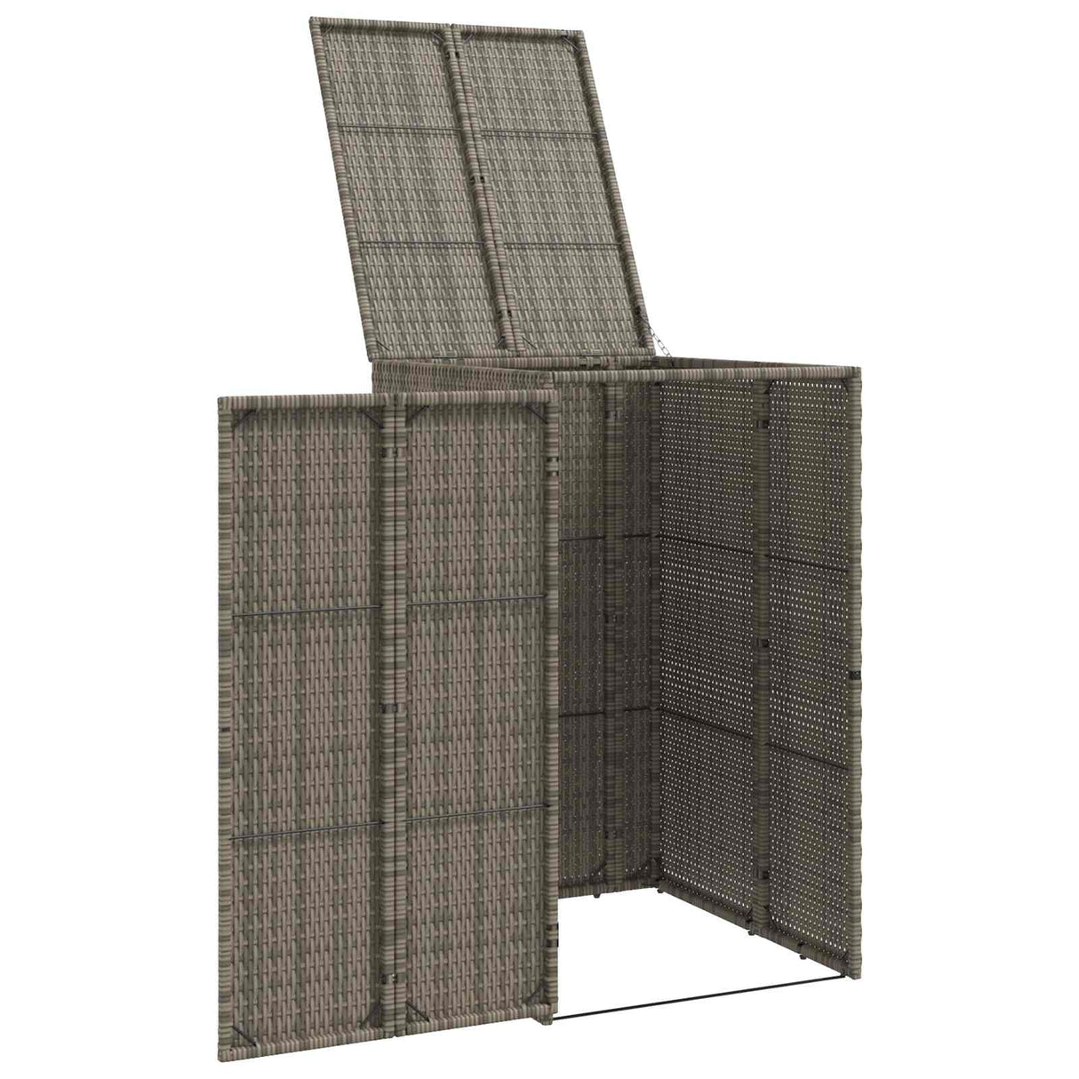 Box Garbage Bin Box Grey 65 x 80 x 115 cm Polyethylene