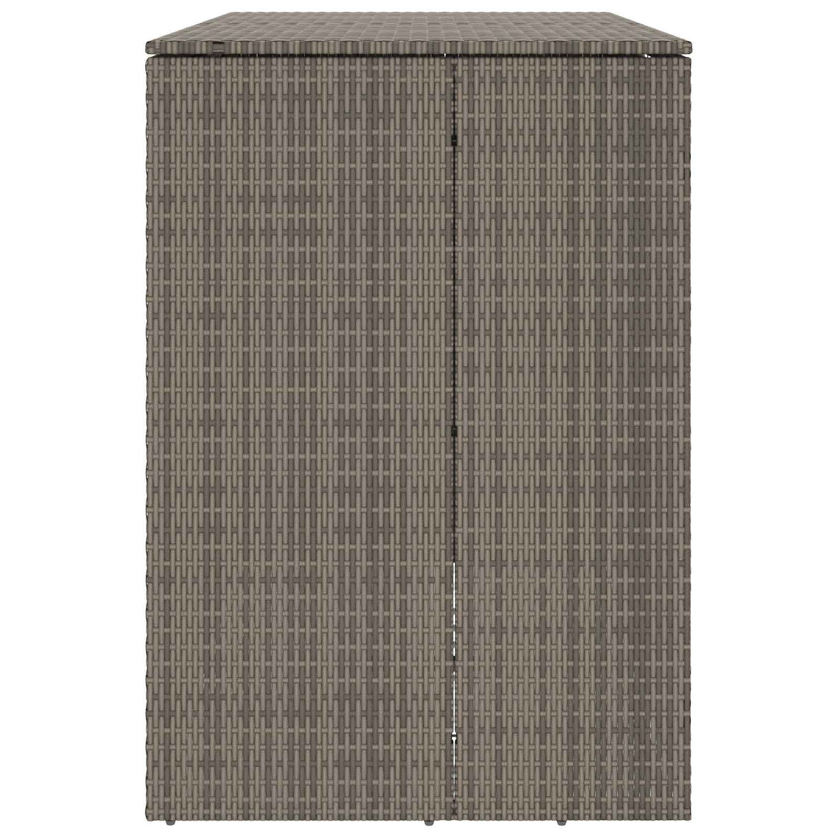 Box Garbage Bin Box 2 pcs Grey 130 x 80 x 115 cm Polyethylene