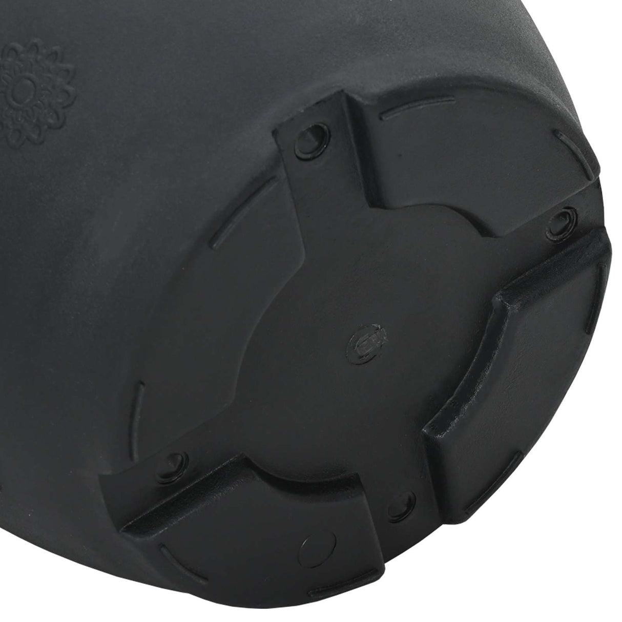 Plant Pots 6 pcs Black Ø 39 x 32 cm Plastic