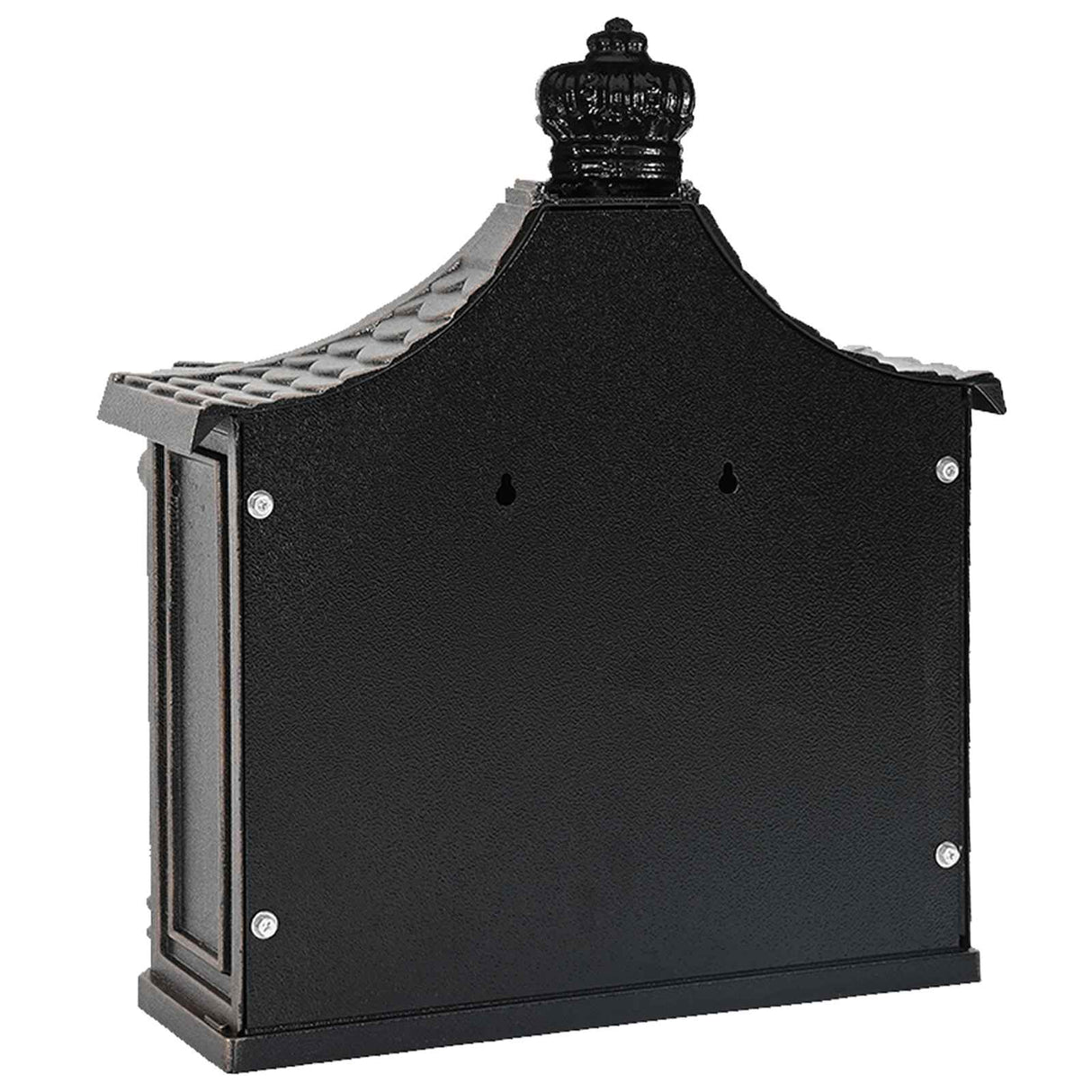 Wall Mounted Mailbox Bronze 40.5 x 16 x 45 cm Cast Aluminum