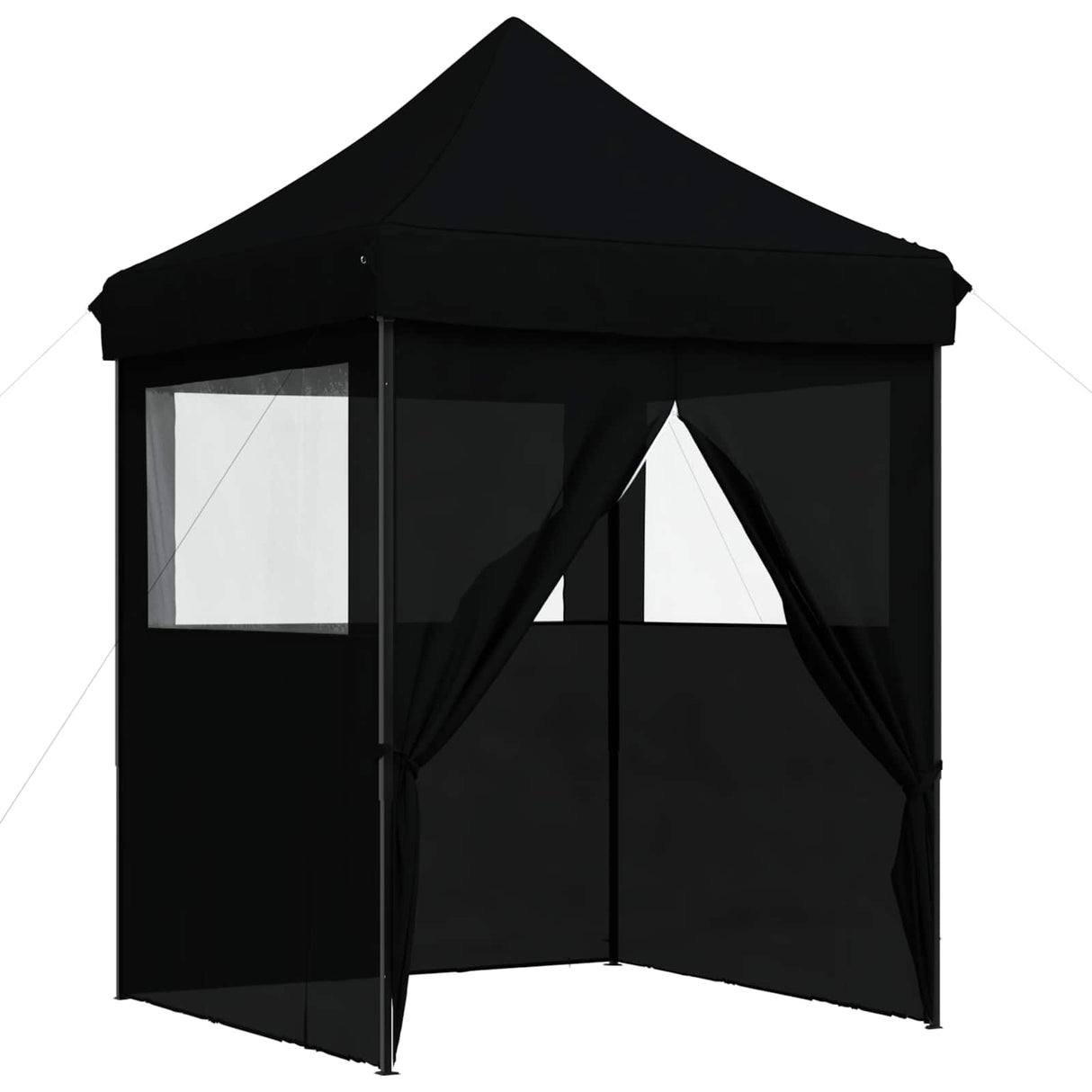 Party Tent Folding Black 200 x 200 x 306 cm Oxford Fabric