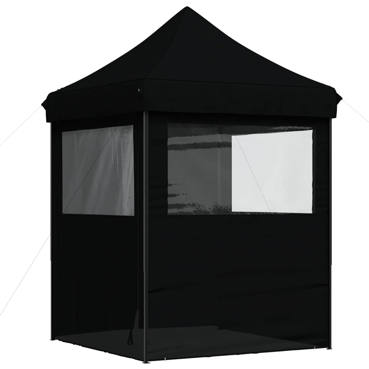 Party Tent Folding Black 200 x 200 x 306 cm Oxford Fabric