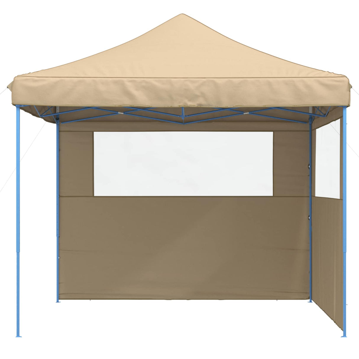 Party Tent Folding Beige 292 x 292 x 315 cm Oxford Fabric