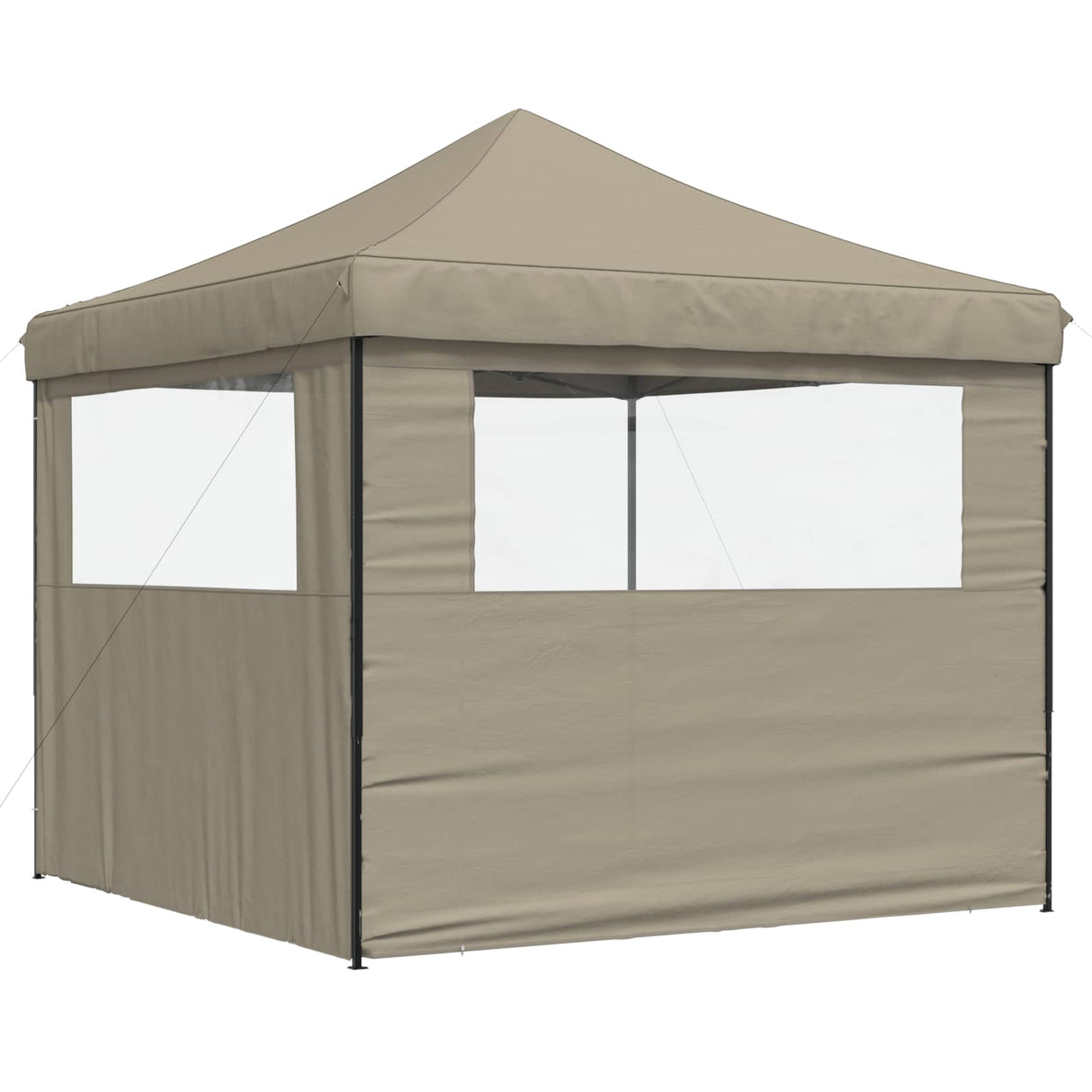 Party Tent Folding Taupe 292 x 292 x 315 cm Oxford Fabric
