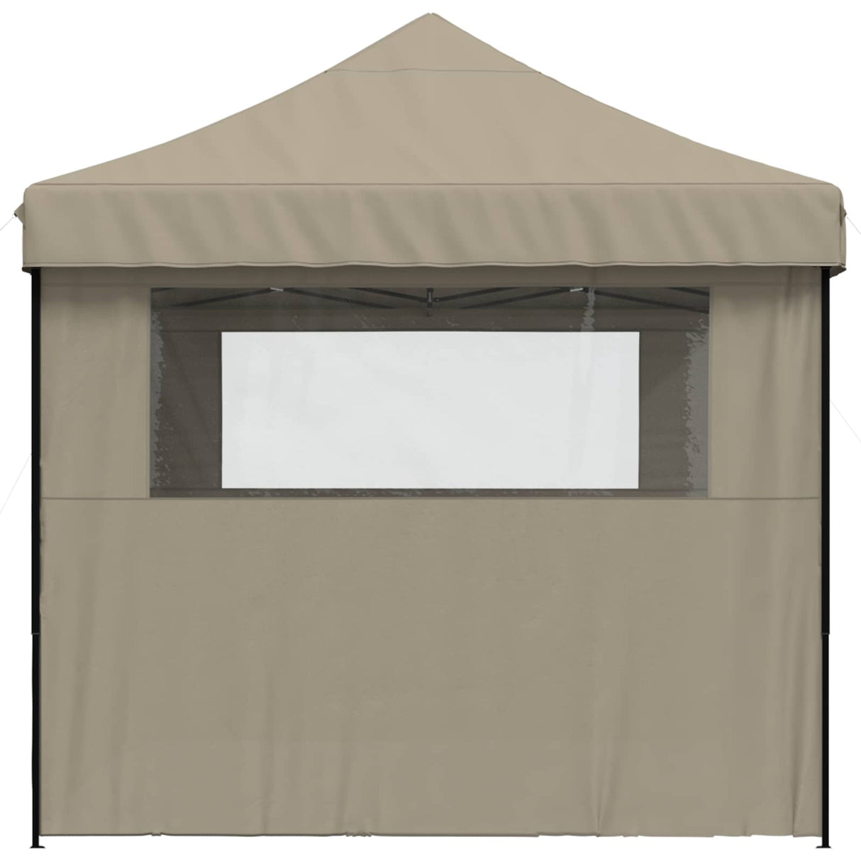 Party Tent Folding Taupe 279 x 410 x 315 cm Oxford Fabric