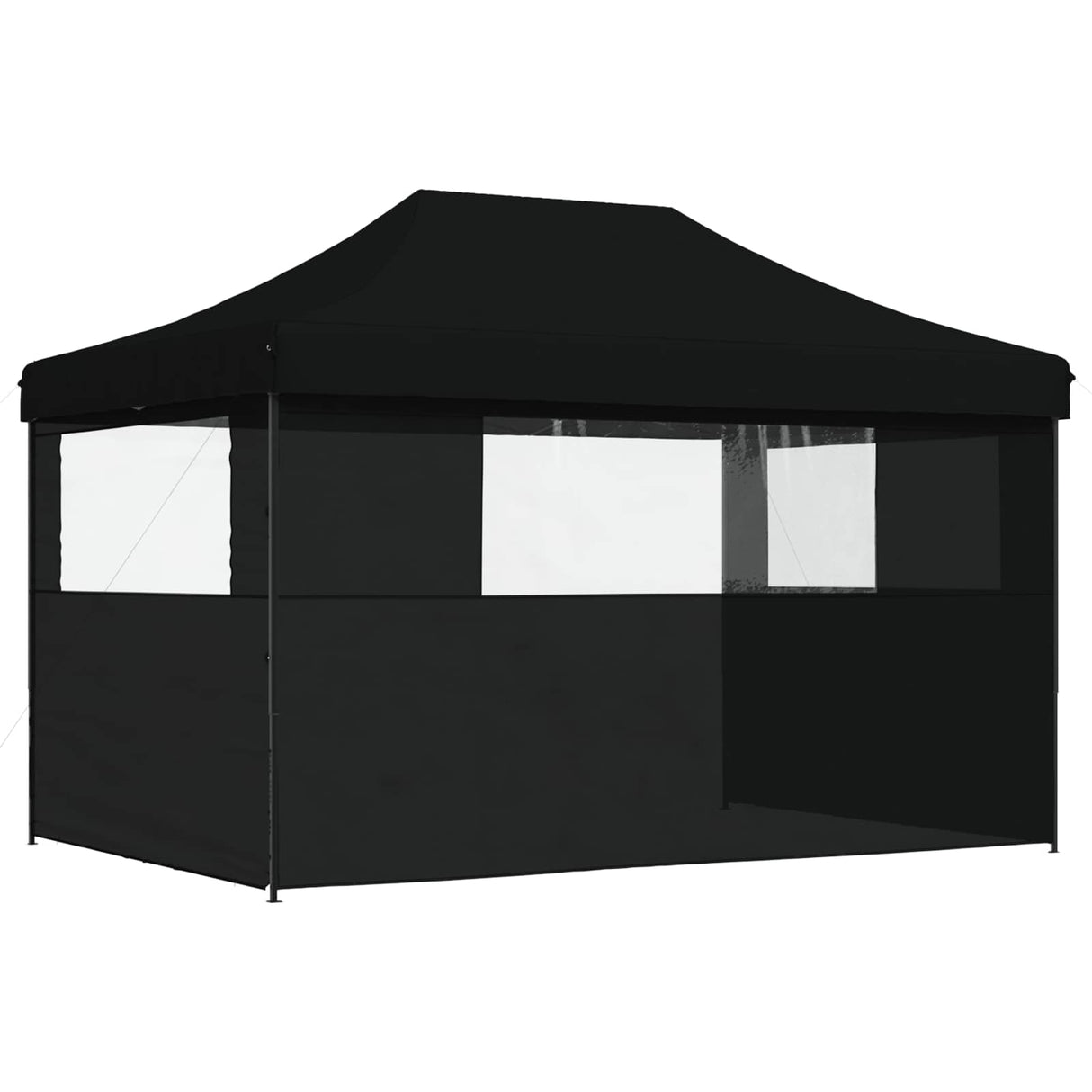 Party Tent Folding Black 279 x 410 x 315 cm Oxford Fabric