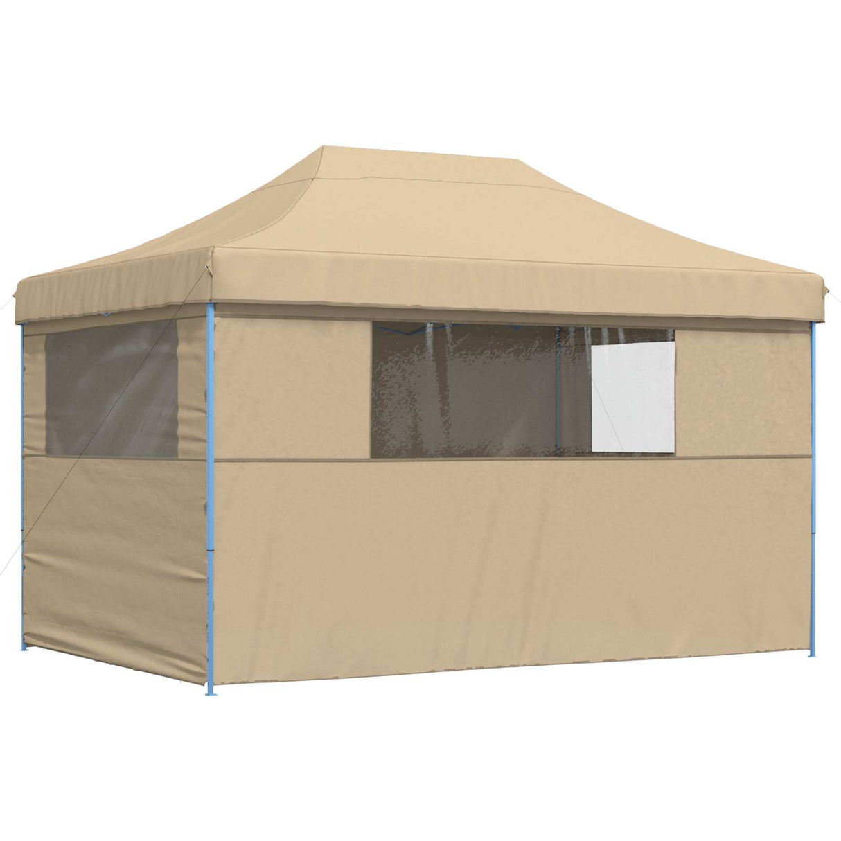 Party Tent Folding Beige 279 x 410 x 315 cm Oxford Fabric