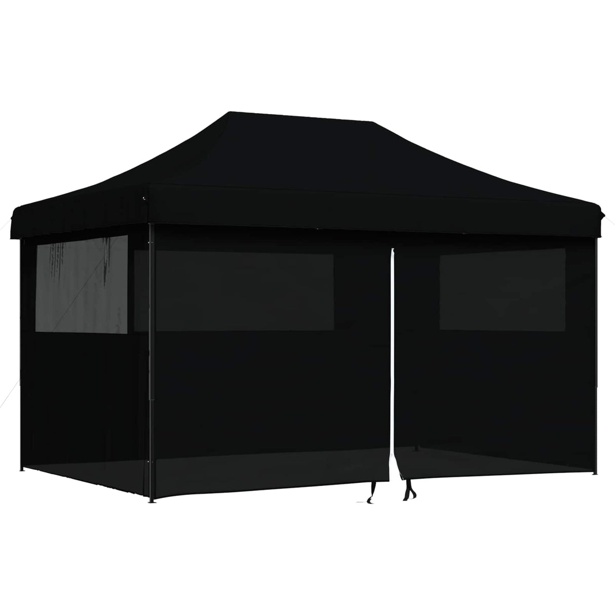 Party Tent Folding Black 292 x 440 x 315 cm Oxford Fabric