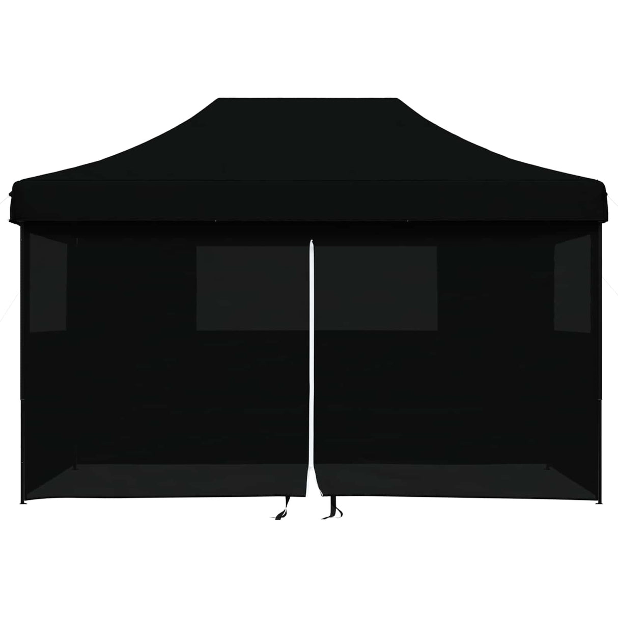 Party Tent Folding Black 292 x 440 x 315 cm Oxford Fabric