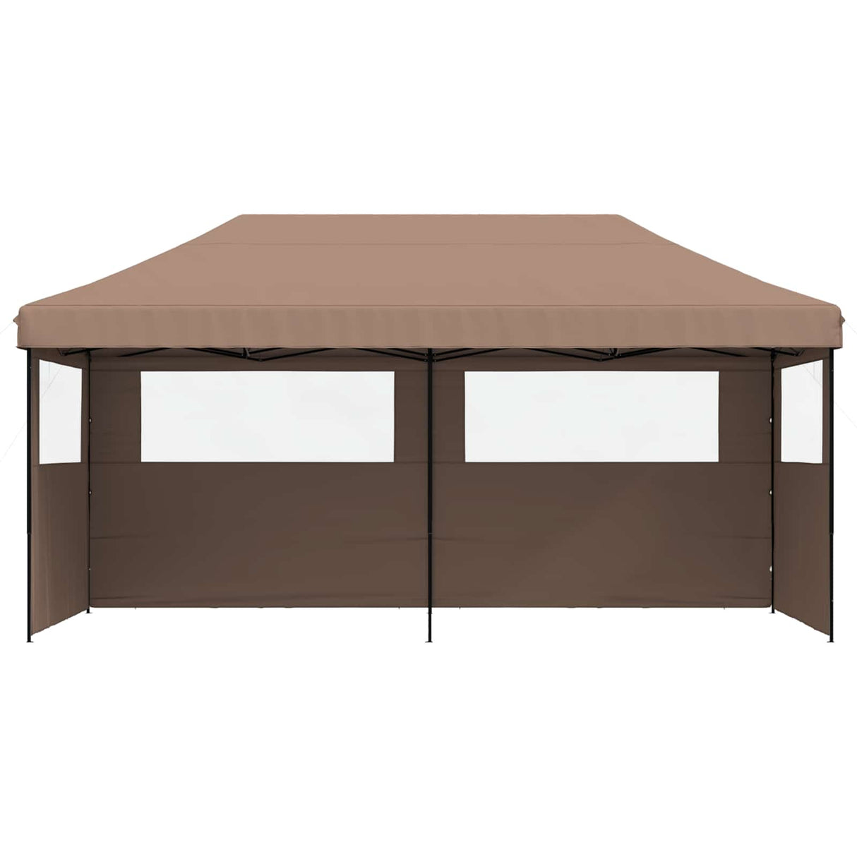 Party Tent Folding Brown 292 x 580 x 315 cm Oxford Fabric