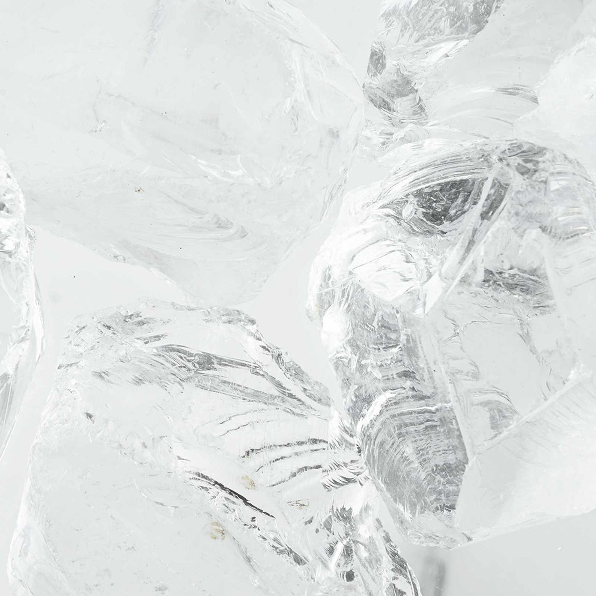 Garden Stones White 12 cm Glass