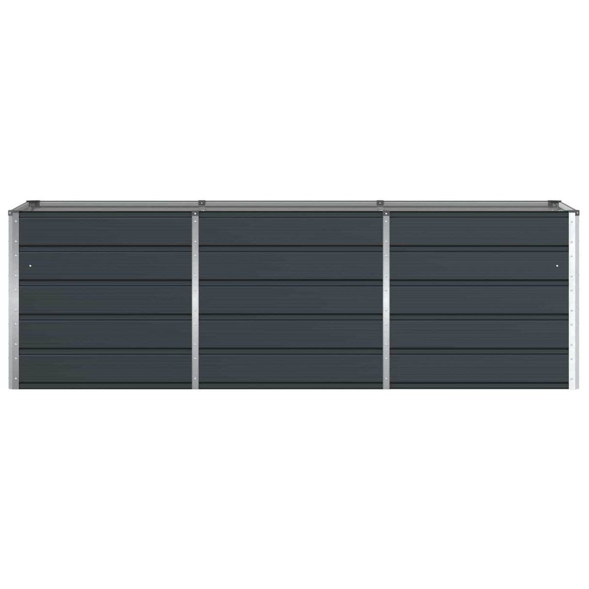 Planter Anthracite 240 x 80 x 75 cm Steel