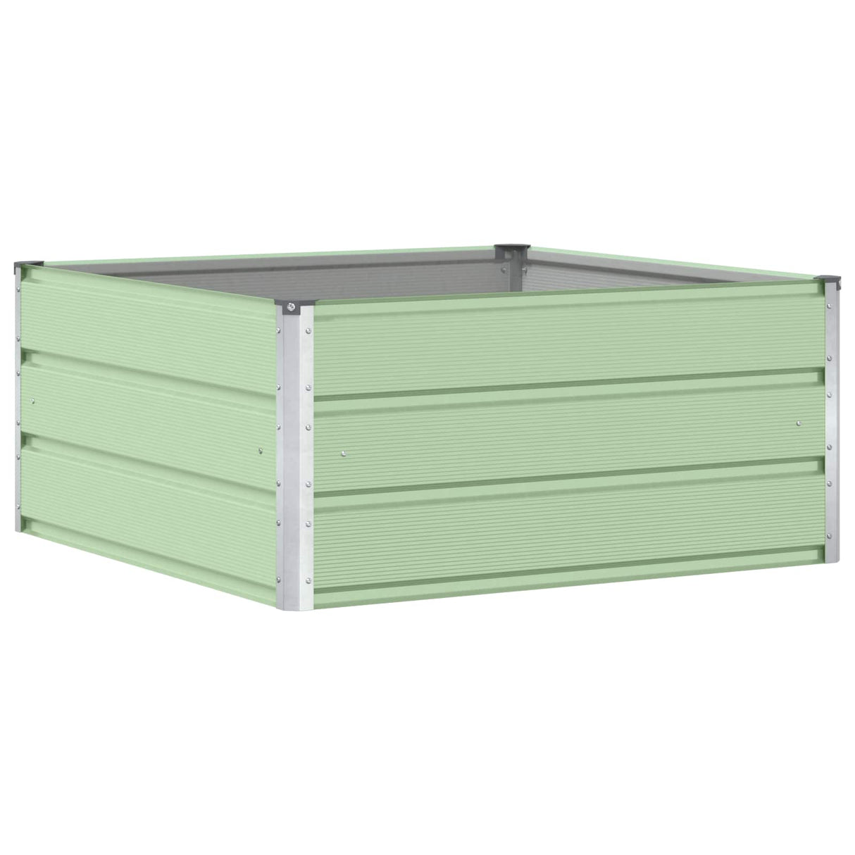 Planter Pastel Green 100 x 100 x 45 cm Steel