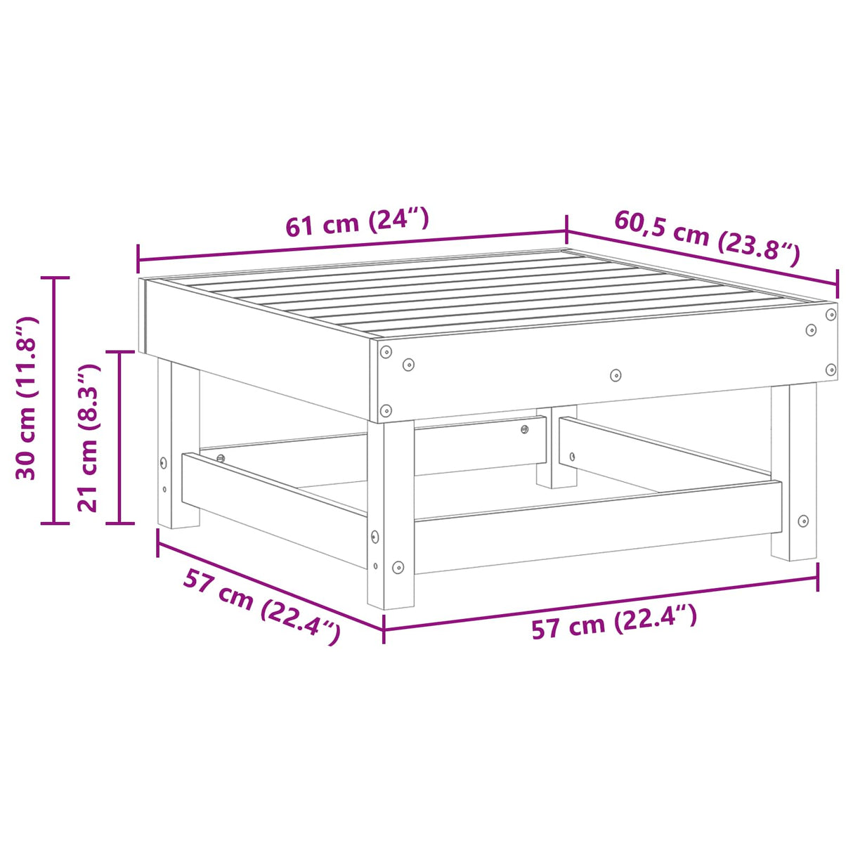 Sectional Sofa Units Solid Pine Wood Wax Brown