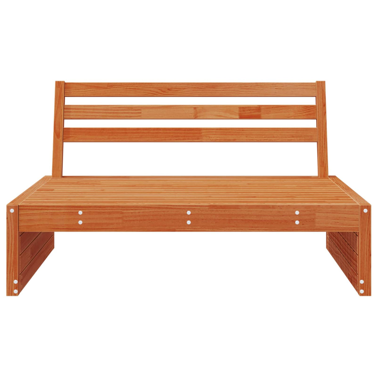 Sectional Sofa Units Solid Pine Wood Wax Brown 120 x 95 x 69 cm