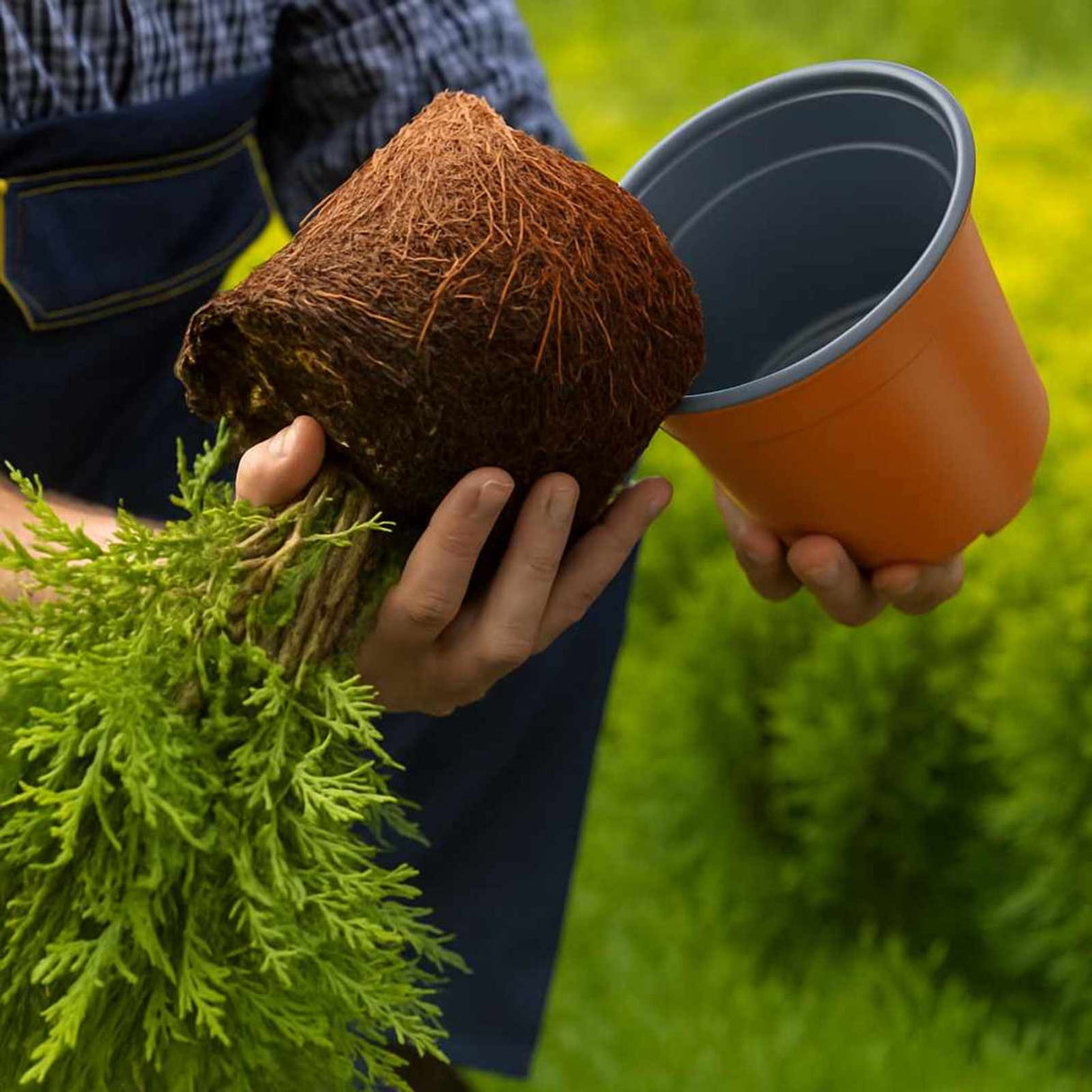 Flower Pot 100 pcs Terracotta Ø 10 x 8 cm Plastic