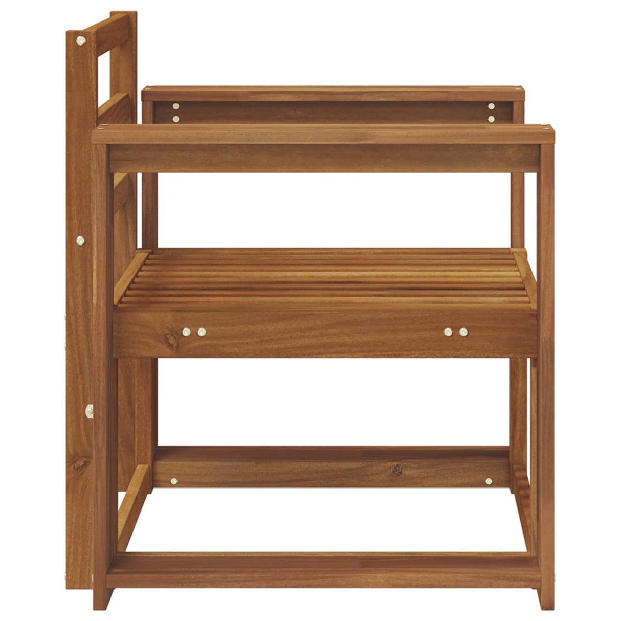 Outdoor Sofa Set Solid Acacia Wood Natural