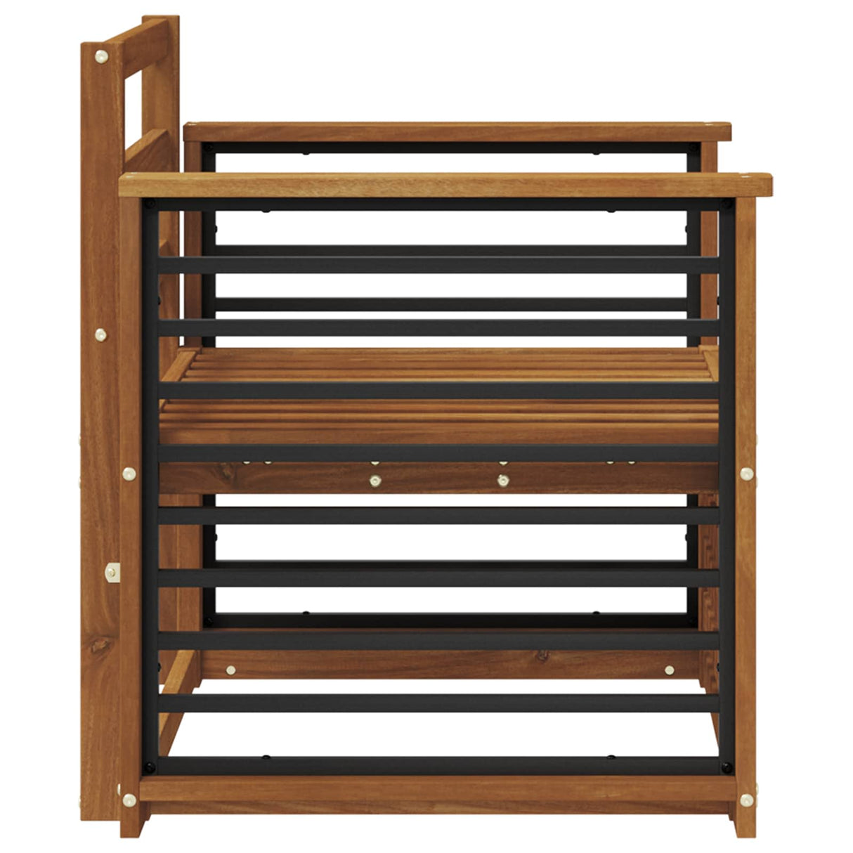 Outdoor Sofa Set Natural 71 x 63 x 73 cm Solid Acacia Wood