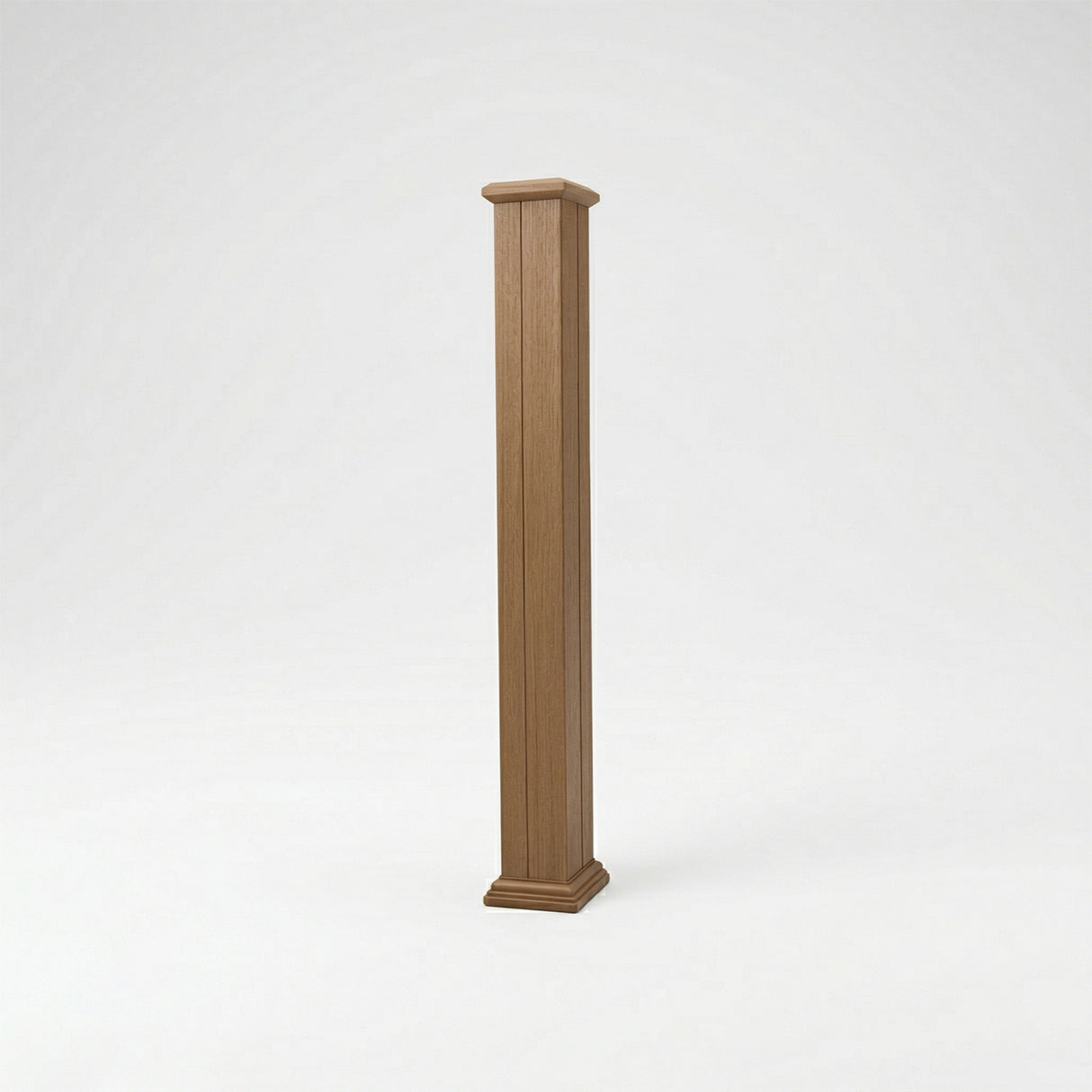 Composite Balustrade Post - Teak