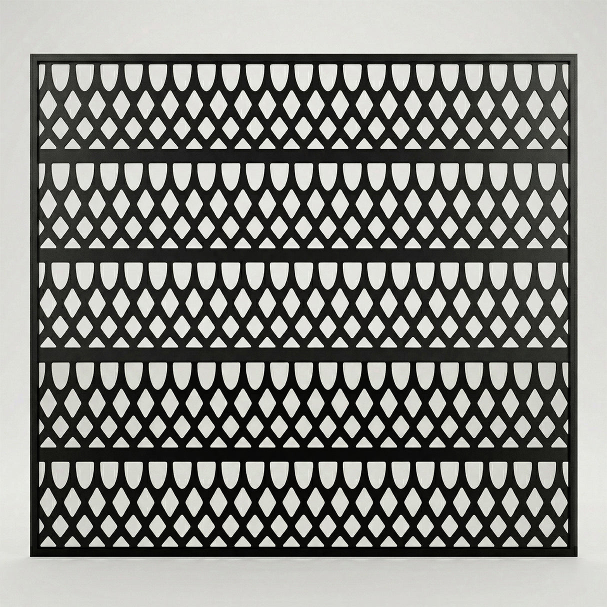 Decorative Screen Fence Topper - Heavenly Arches (1800mm x 300mm)