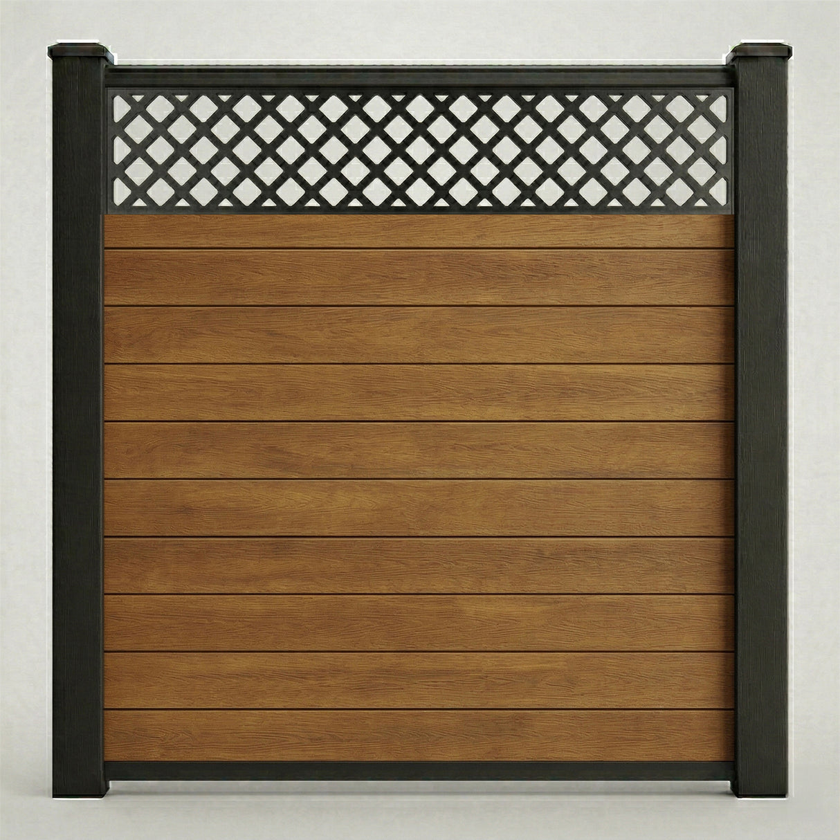Decorative Screen Fencing Kit – Teak (6ft x 6ft | 1.8m x 1.8m)
