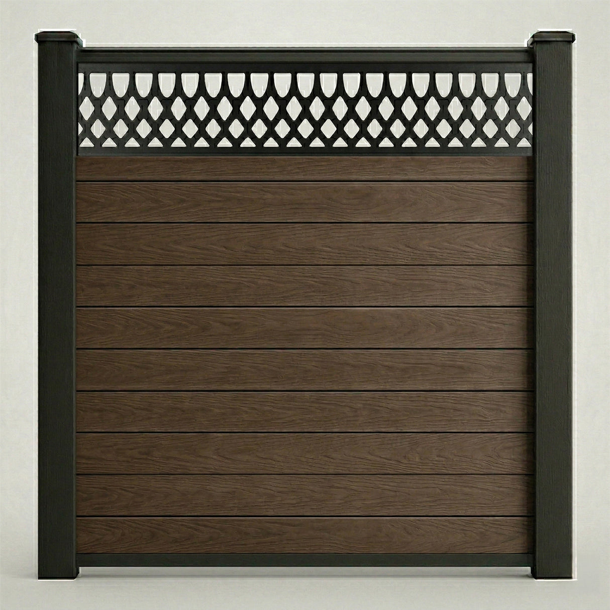 Decorative Screen Fencing Kit – Brown (6ft x 6ft | 1.8m x 1.8m)