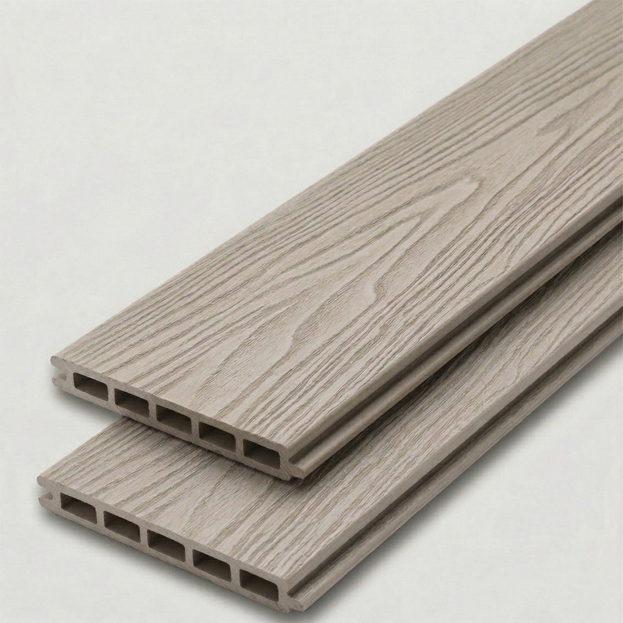 Woodgrain Composite Fencing Panel – Ash (1.83m | 150mm Coverage | 20mm Thick)