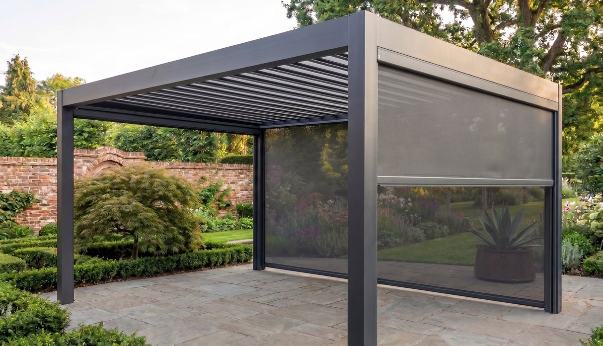 EASY Aluminum Pergola Side Screens