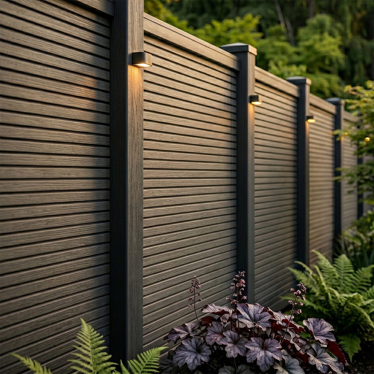 Co-extrusion Slatted Fencing Kit (6ft x 6ft | 1.8m x 1.8m)