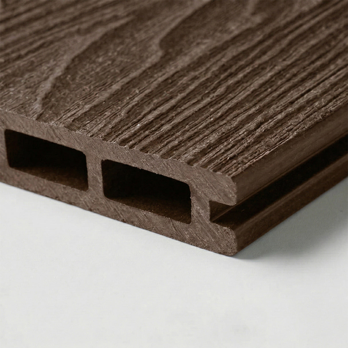 4.8m Woodgrain Composite Decking Board - Brown (Pallet)