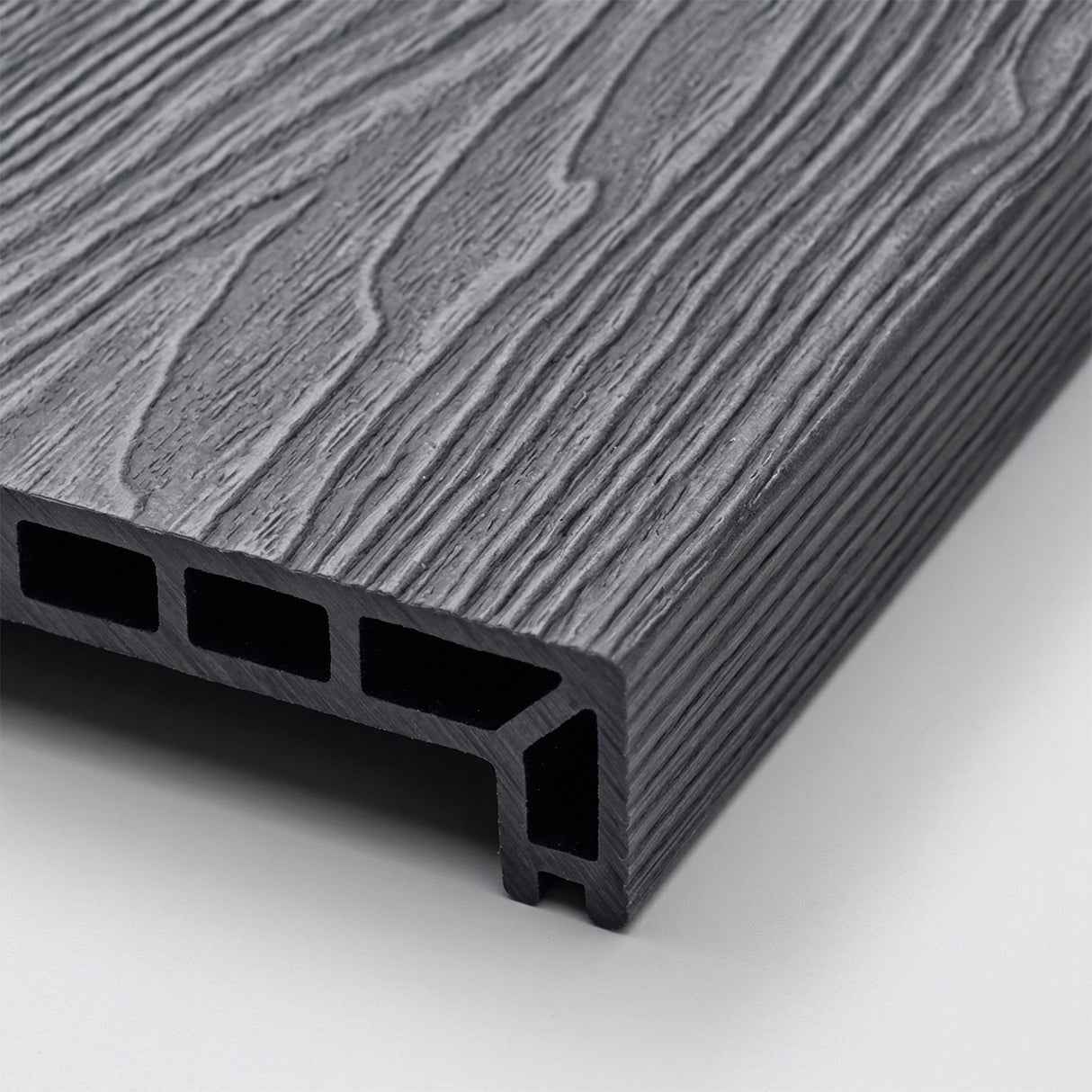 3.6m Enhanced Woodgrain Step Board - Anthracite