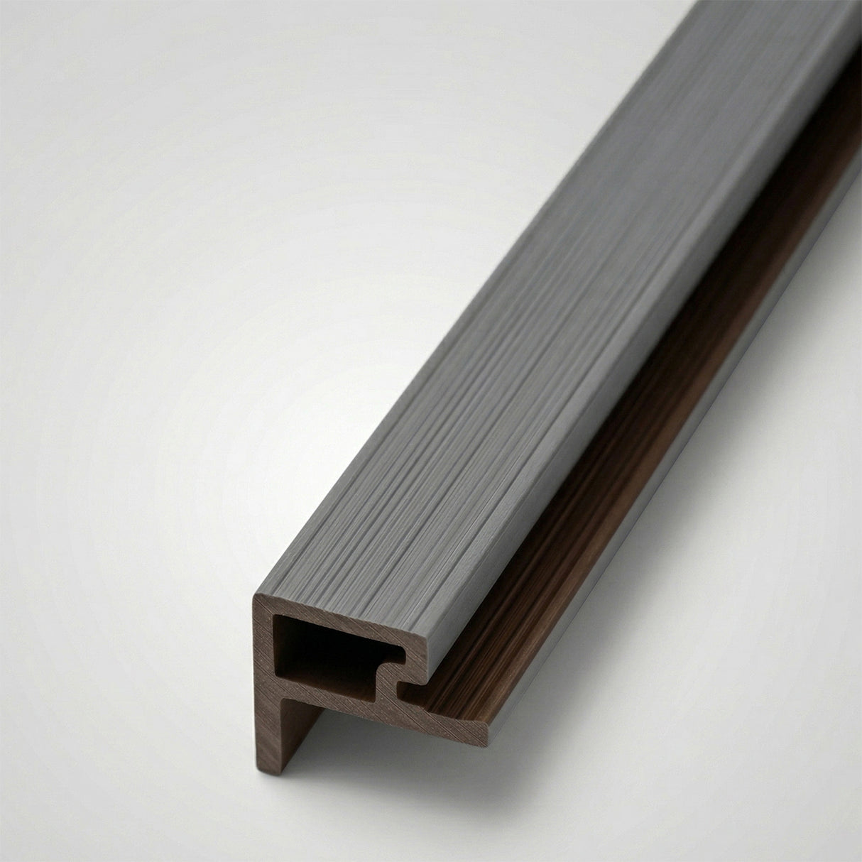 2.5m Slatted Cladding End Trim