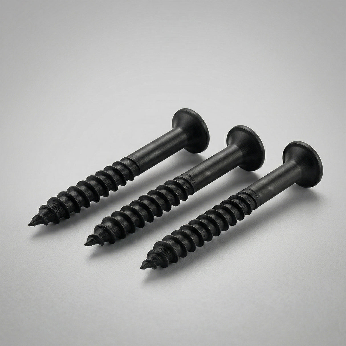 Composite Decking Screws x100 – Black Stainless Steel, Anti-Corrosion, Hidden Fixing Compatible