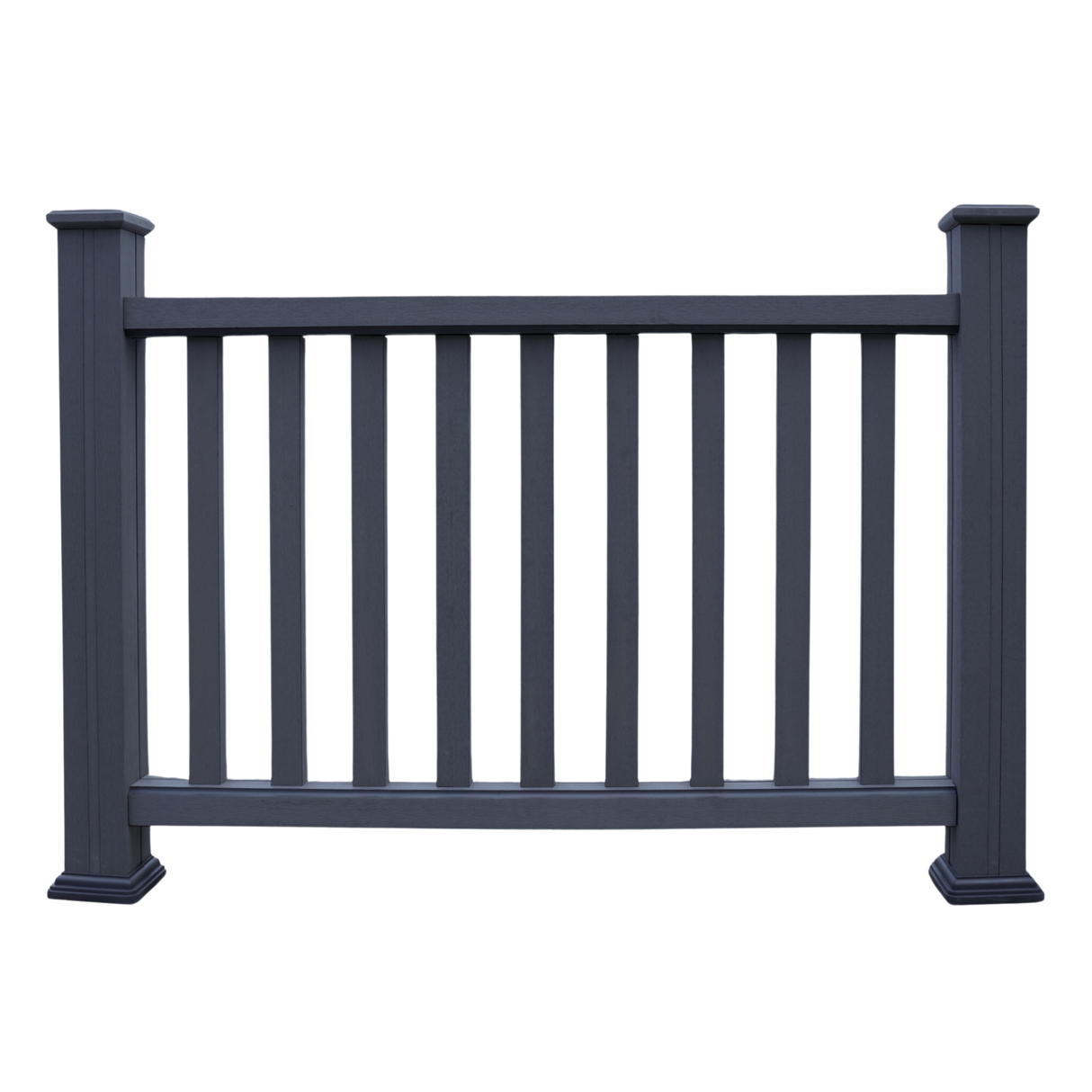 Zestaw balustrad kompozytowych - srebrny
