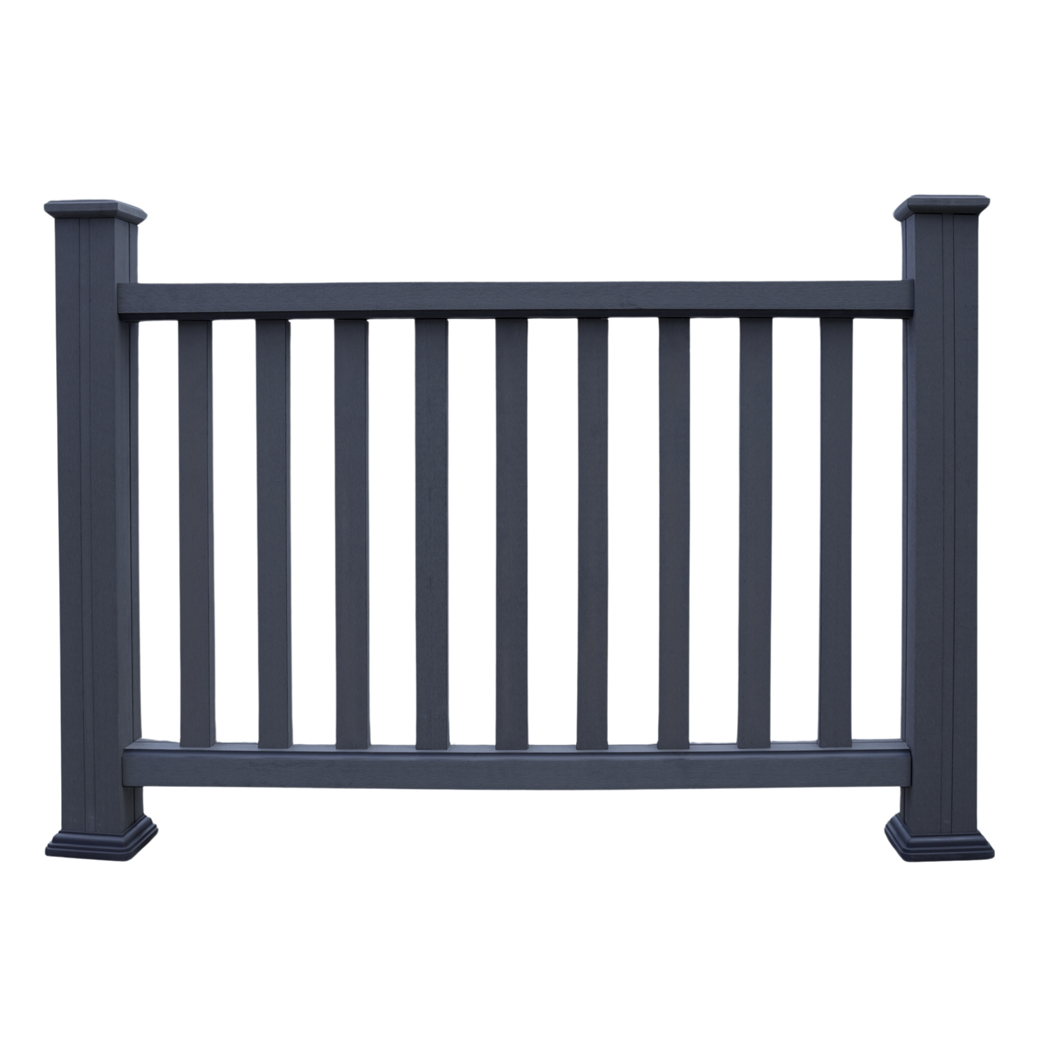 Zestaw balustrad kompozytowych - srebrny