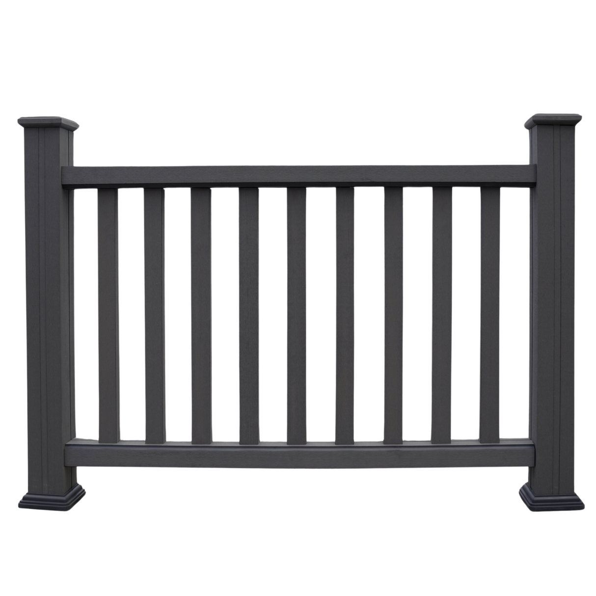 Zestaw balustrad kompozytowych - czarny