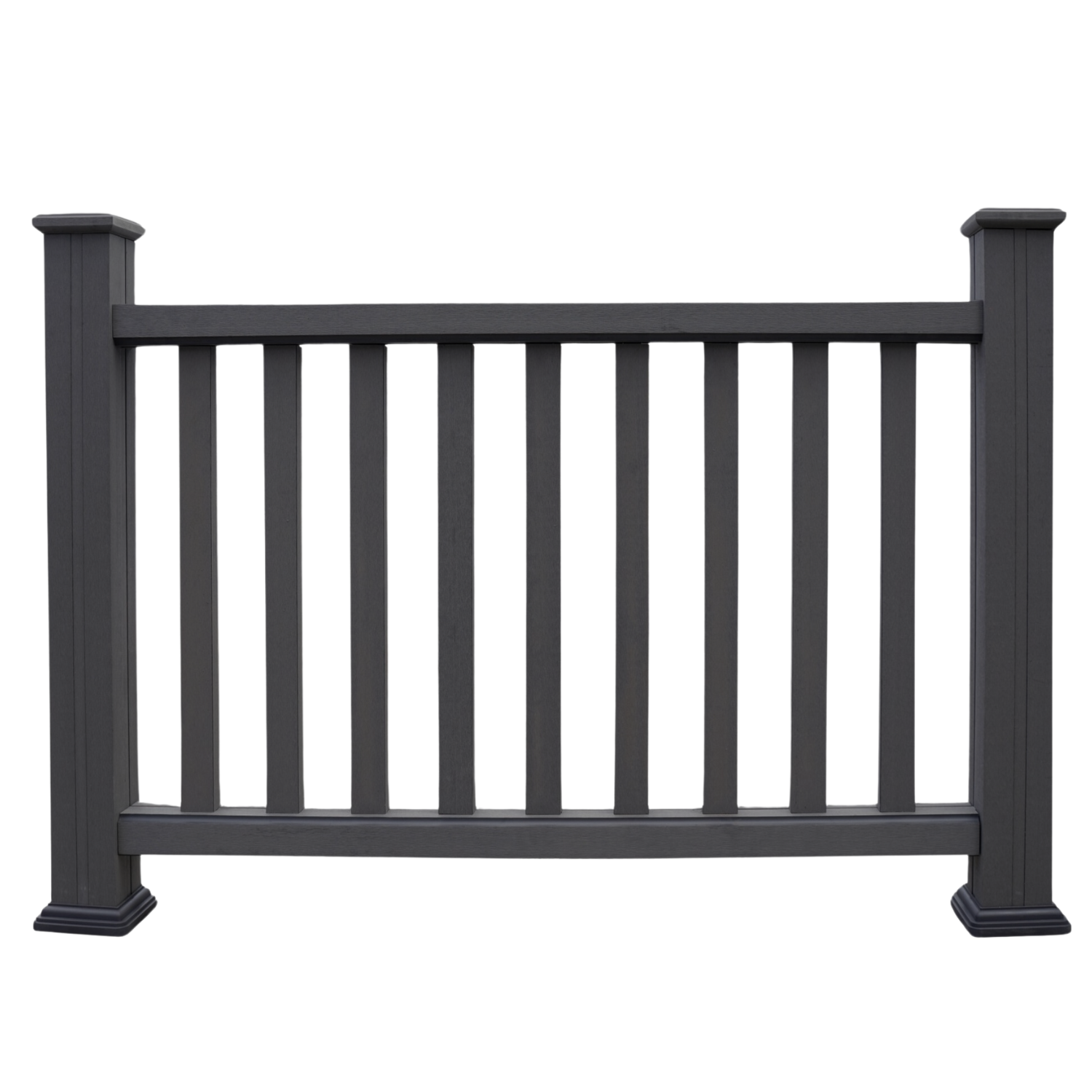 Zestaw balustrad kompozytowych - czarny