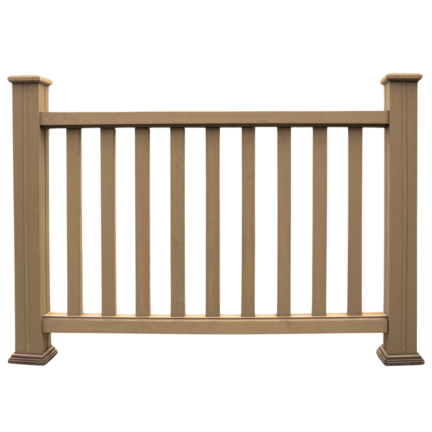 Zestaw balustrad kompozytowych - brązowy