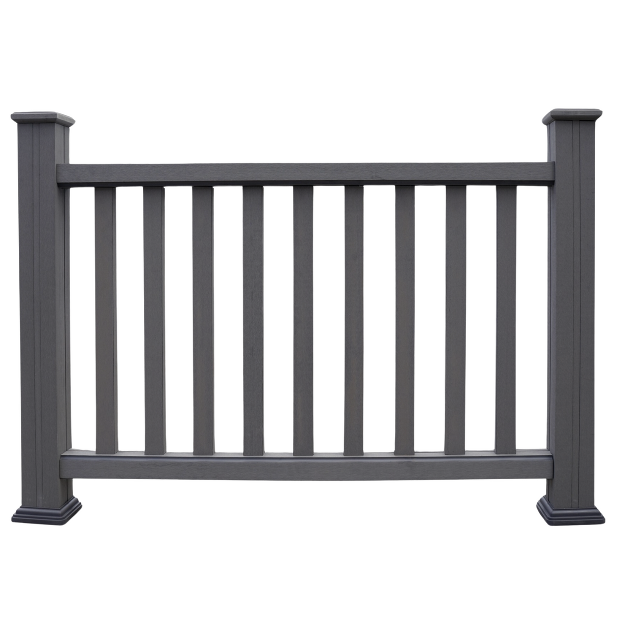 Zestaw balustrad kompozytowych - srebrny