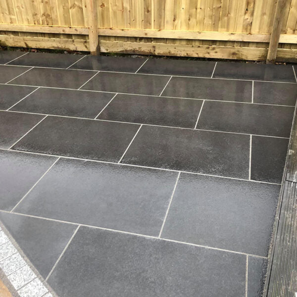 Paleta z porcelanowych płyt chodnikowych Premium — cyna Pompei