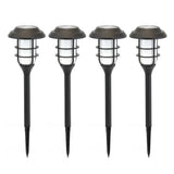 Solar Flaming LED Stake Lights (Pack of 4)