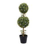 Solar Double Bay Ball Tree In Pot